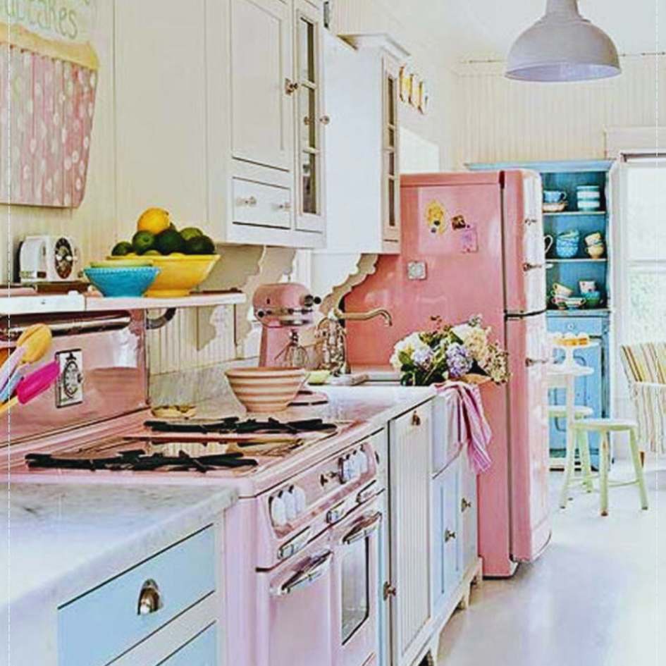 Candy-Colored Kitchen